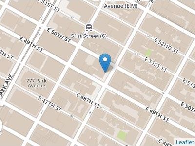 Dr. Peter BARANDT Anwaltskanzlei (New York und Frankfurt) - Map