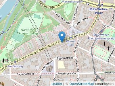 Fronhöfer Rechtsanwälte in München - Map