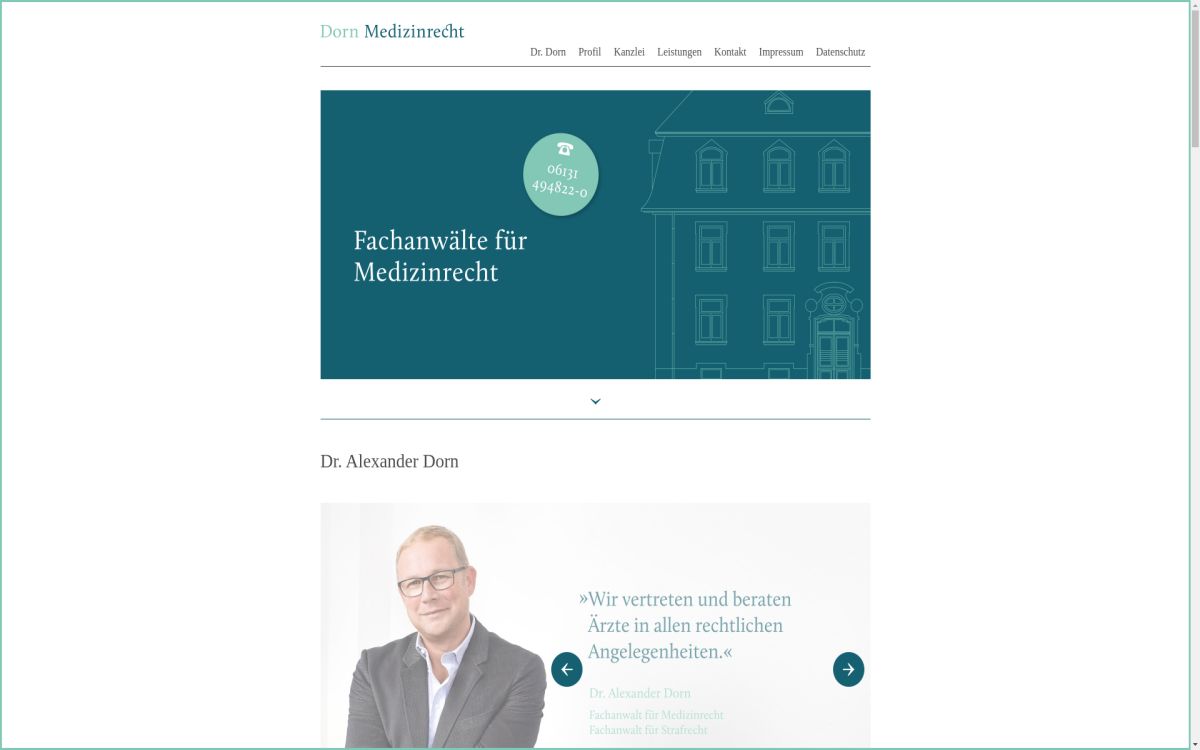 https://www.dorn-medizinrecht.de