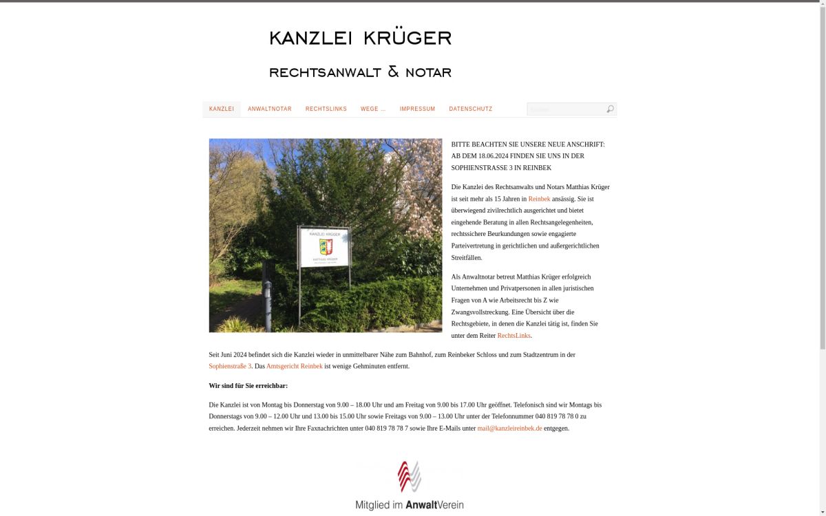 https://www.kanzleireinbek.de