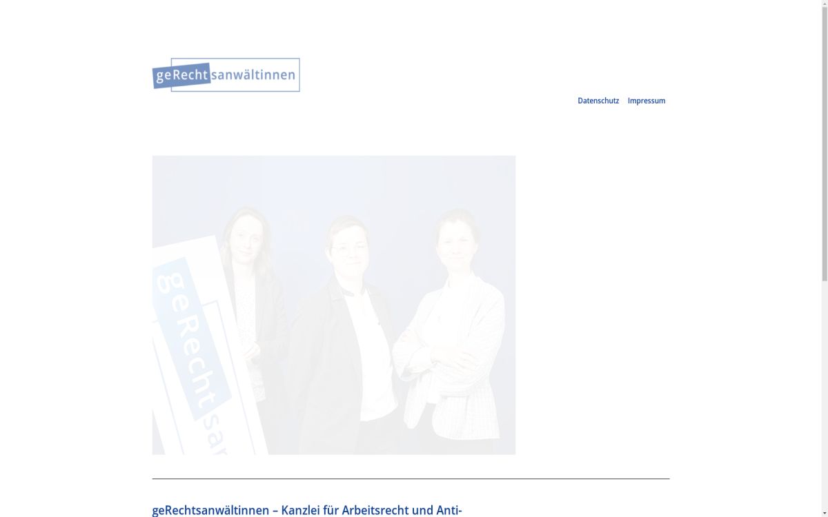 https://www.gerechtsanwaeltinnen.de