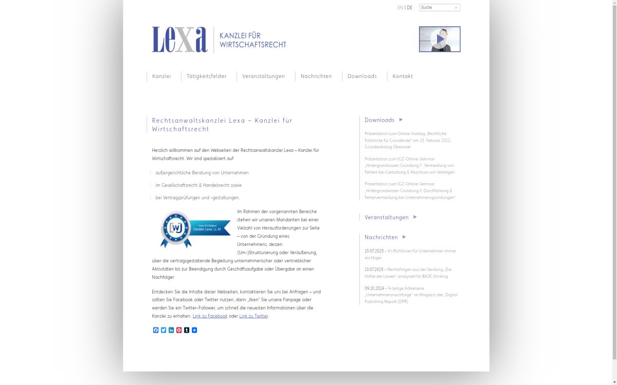 https://www.kanzlei-lexa.de