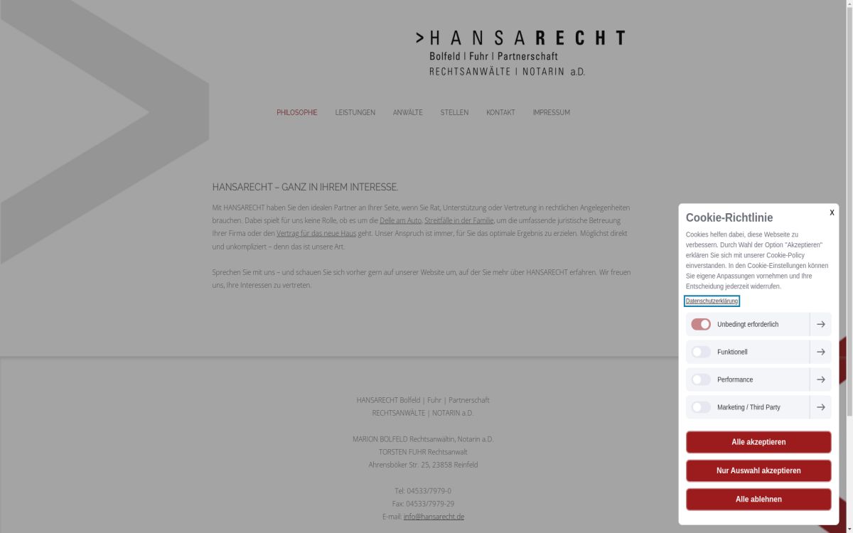https://www.hansarecht.de