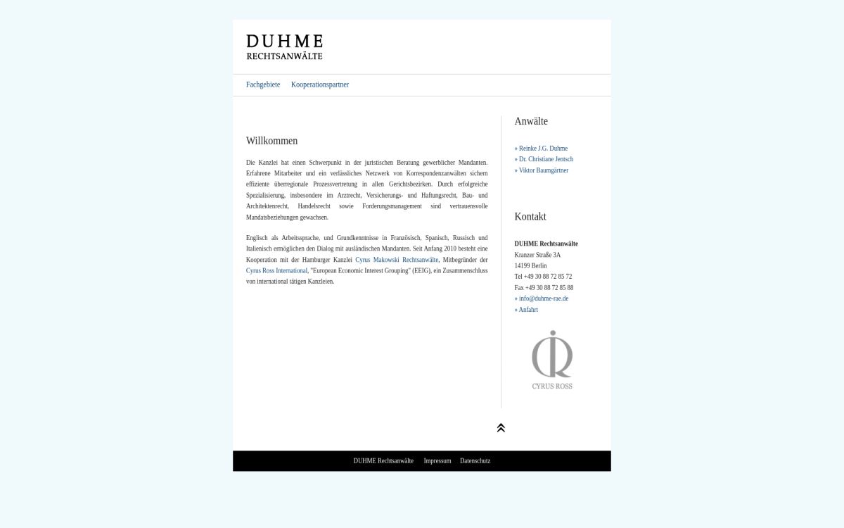 https://www.duhme-rae.de