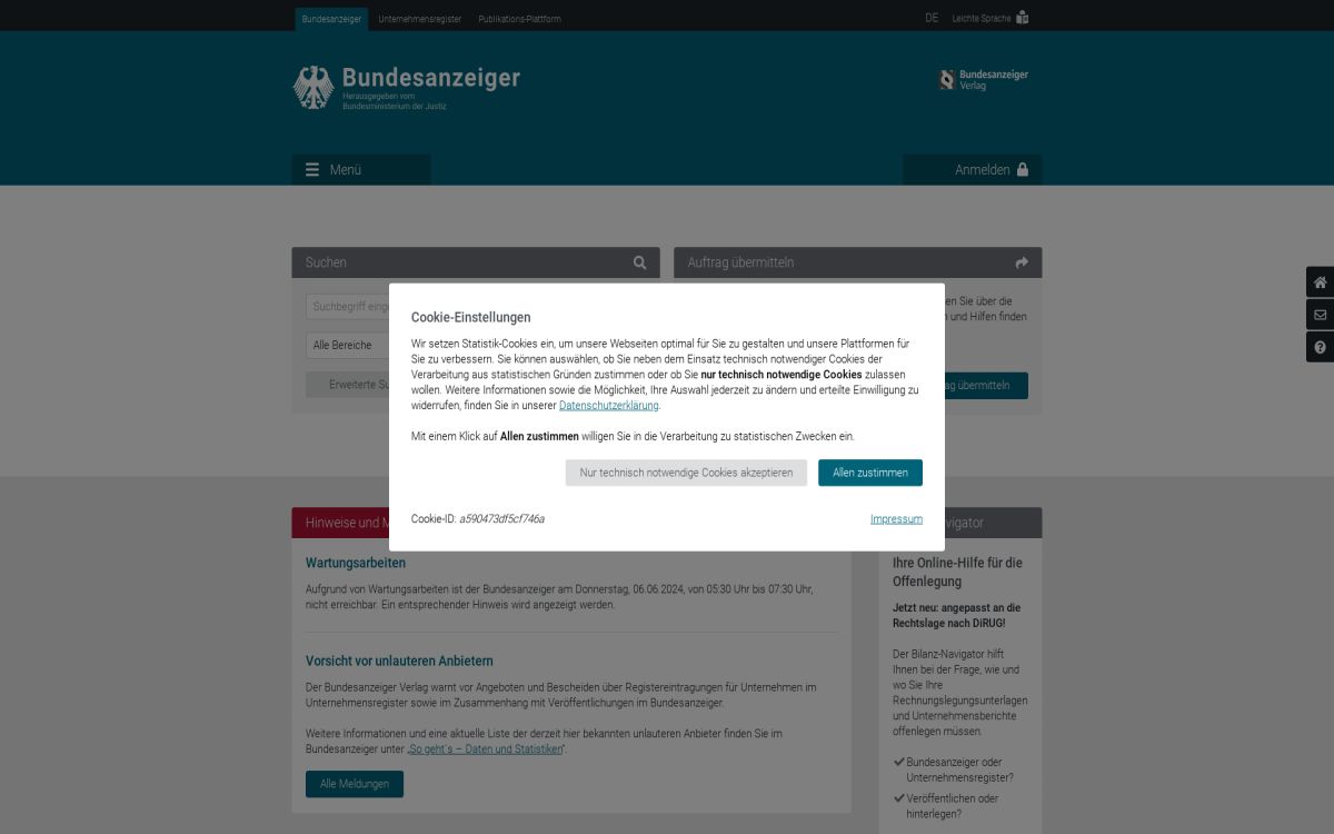 https://www.bundes­an­zeiger.de