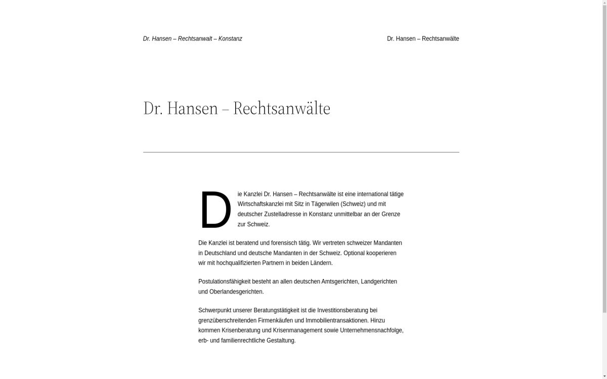 https://www.hansenlaw.de