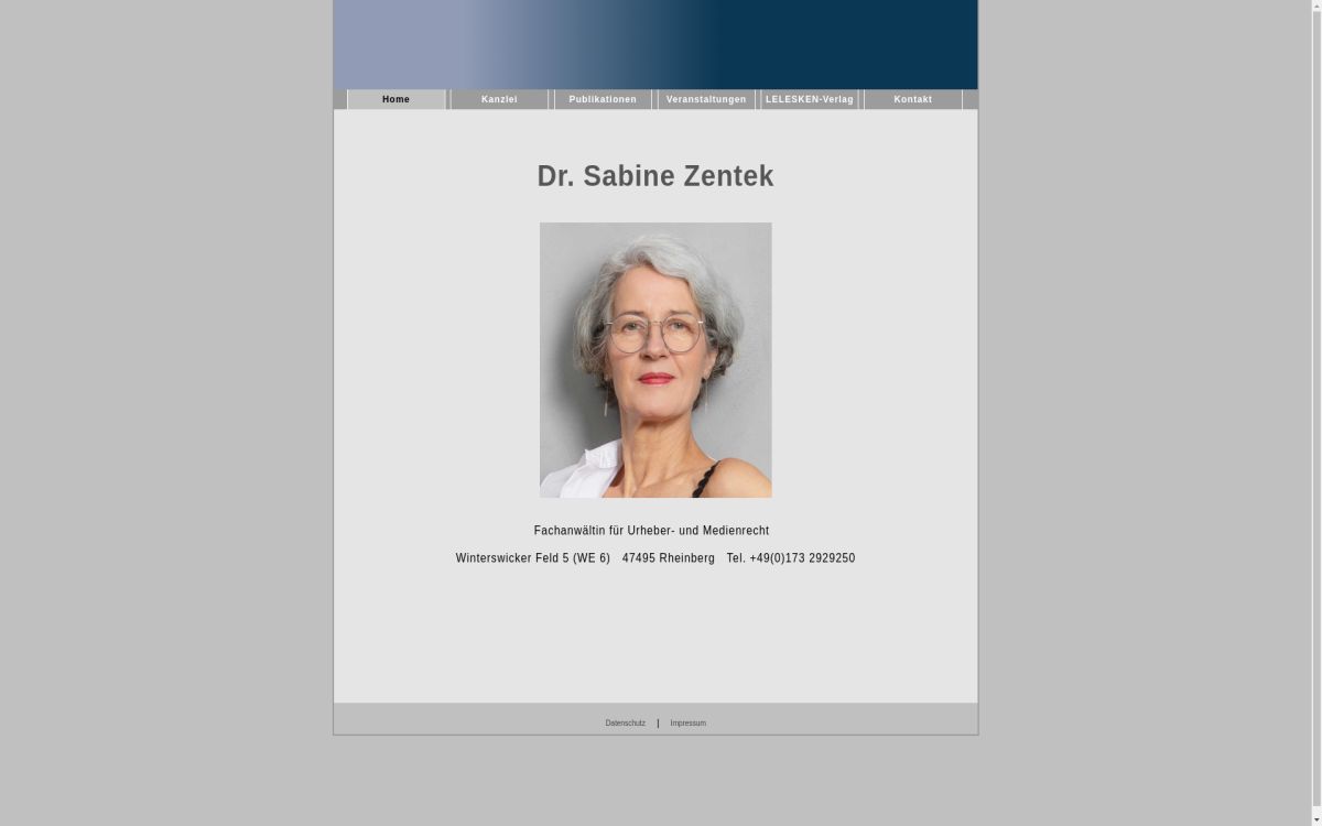 https://www.sabine-zentek.de