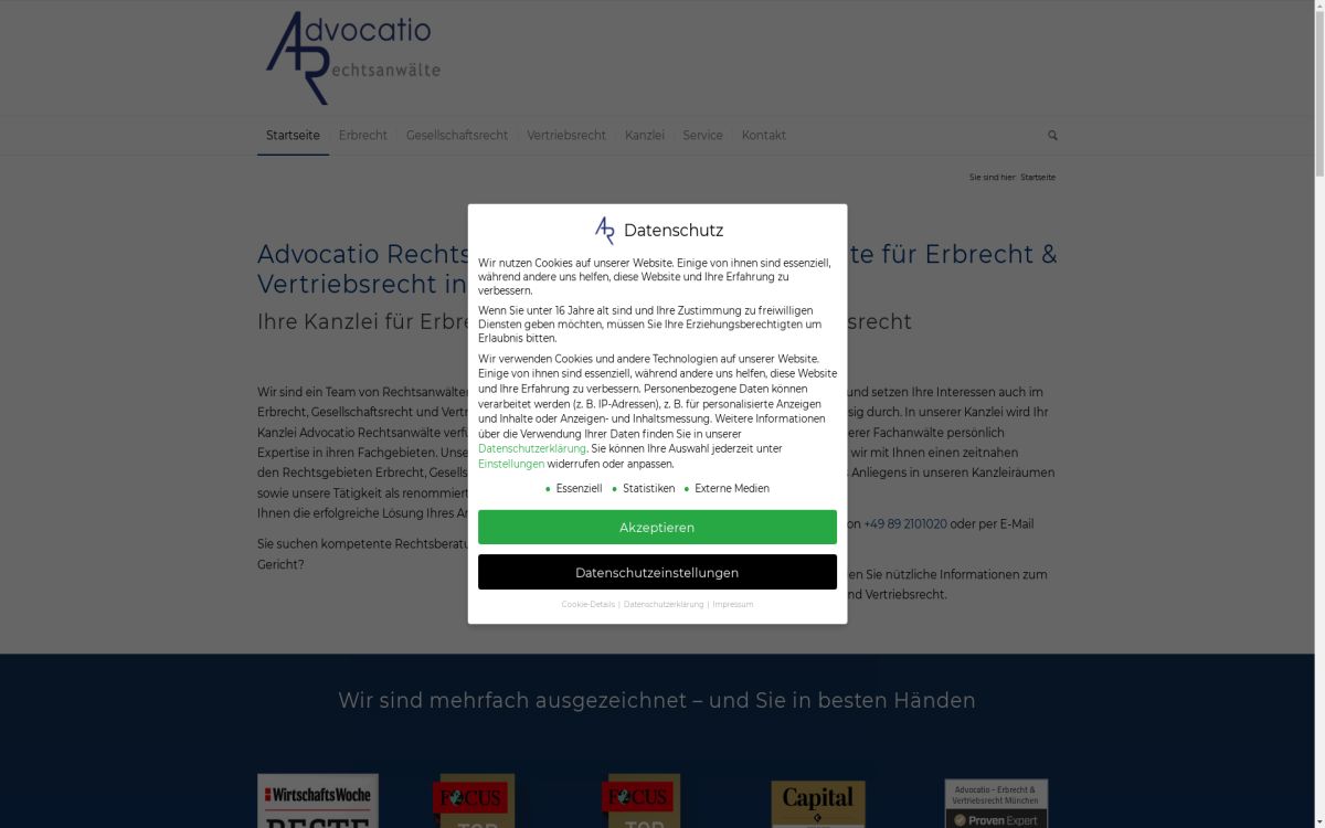 https://www.advocatio.de