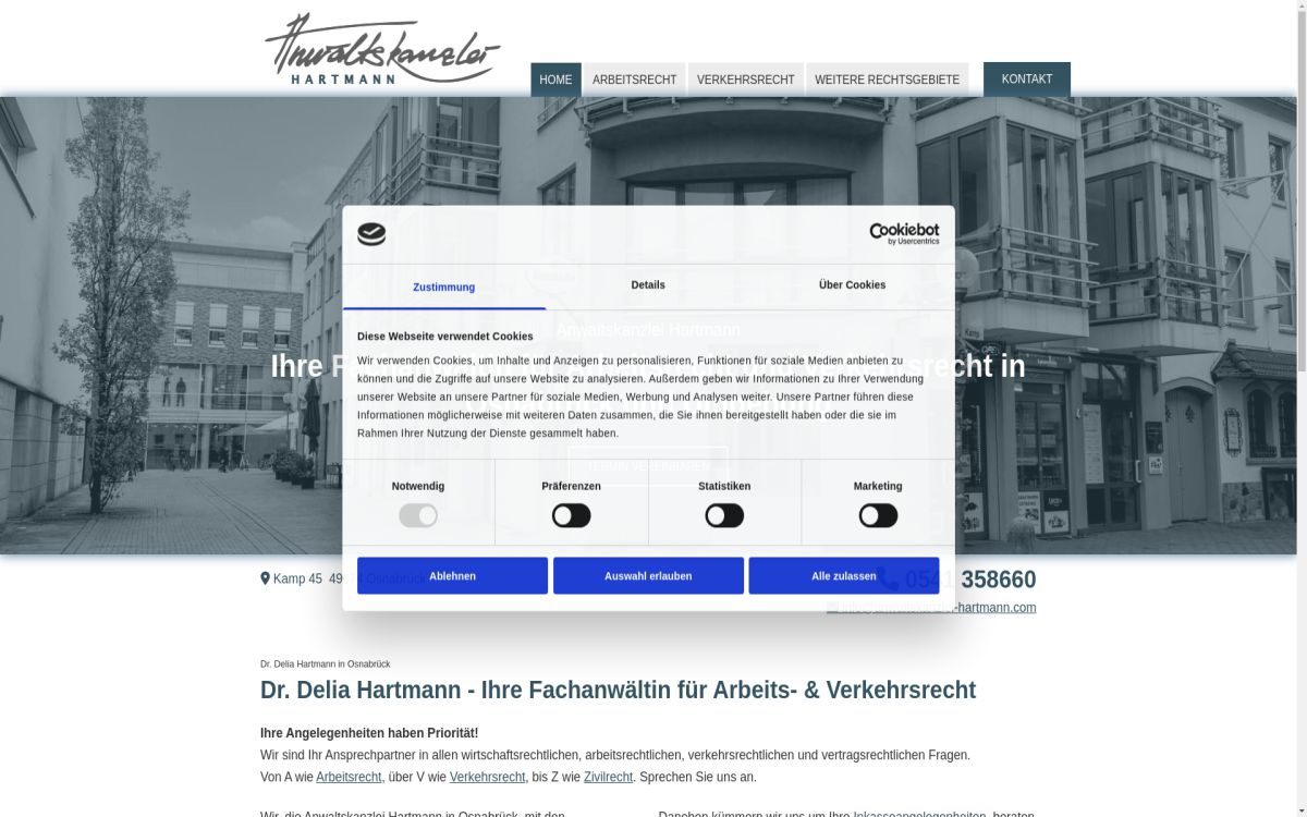 https://www.anwaltskanzlei-hartmann.com