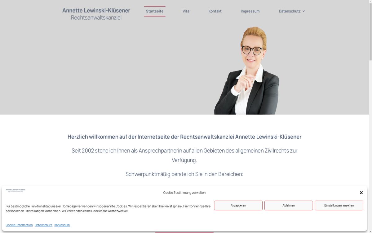 https://www.lewinski-klüsener.de