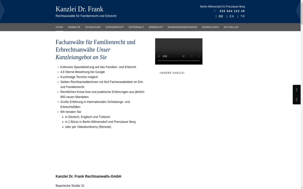 https://www.kanzleifrank.com