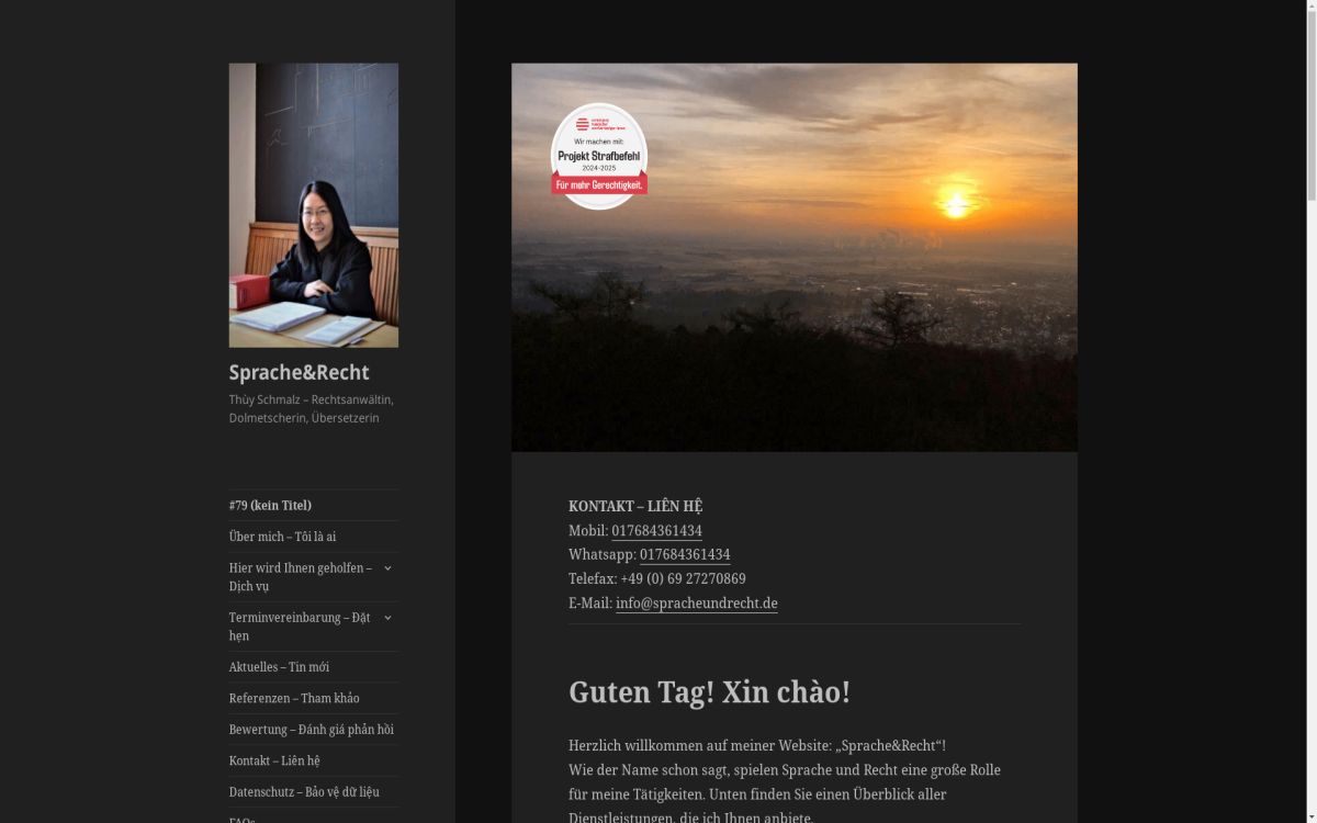 https://www.spracheundrecht.de