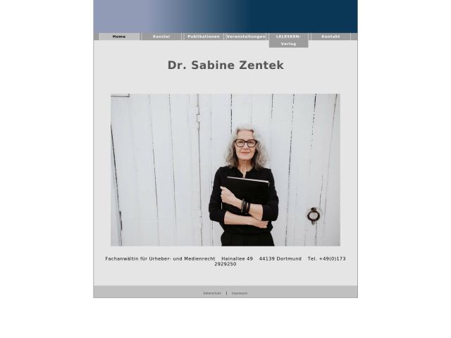 http://www.sabine-zentek.de